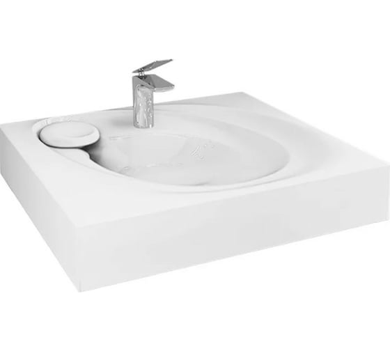 Раковина RAVAL над стиральной машиной Perla 60х55 Белая Per.08.60/W
