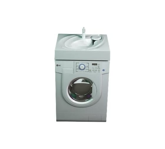 Раковина RAVAL над стиральной машиной Perla 60х55 Белая Per.08.60/W