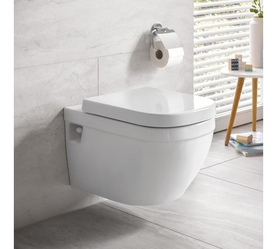 Подвесной унитаз Grohe Euro Ceramic, каскадный смыв, видимый крепеж 39538000