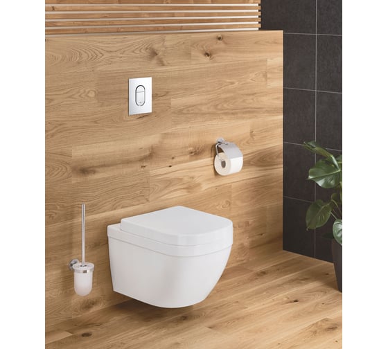 Подвесной унитаз Grohe Euro Ceramic, каскадный смыв, видимый крепеж 39538000