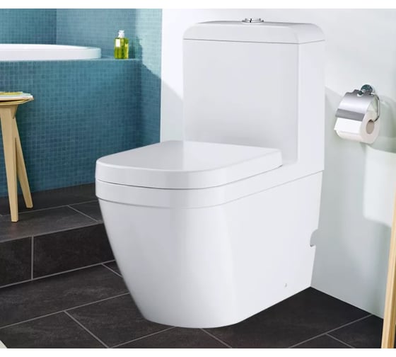 Напольный унитаз Grohe Euro Ceramic комплект: безободковая чаша, бачок, сиденье 39462000