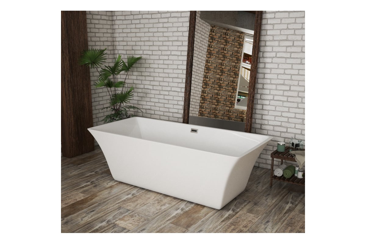 Отдельно стоящая ванна Grossman Cristal 180x80x56 см GR-1901 - выгодная ...