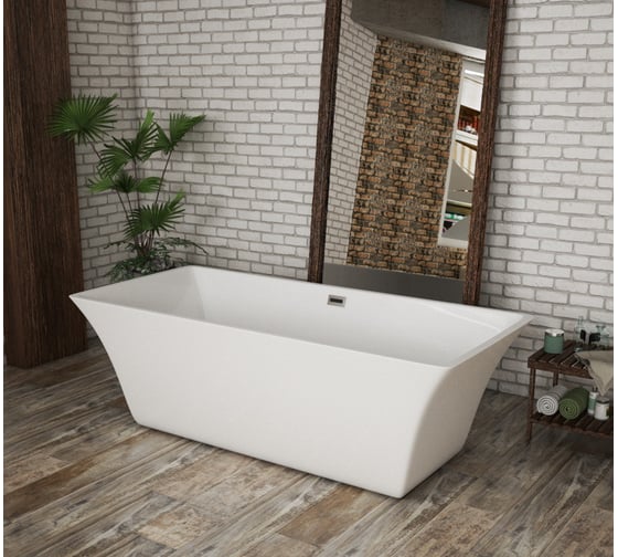 Отдельно стоящая ванна Grossman Cristal 180x80x56 см GR-1901