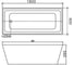 Отдельно стоящая ванна Grossman Cristal 180x80x58 см GR-2021 5