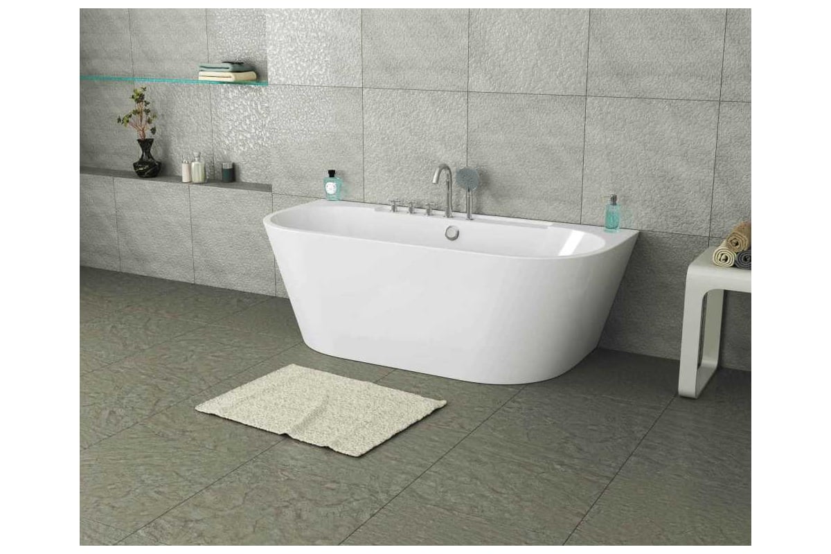Отдельно стоящая ванна Grossman Cristal 170x87x58 см GR-17075-1 ...