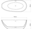 Отдельно стоящая ванна Grossman Fly 160x80x60 см GR-1103MB 7