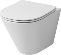 Унитаз Grossman (490х360х350) подвесной безободковый, с тонкой крышкой GR-4477S