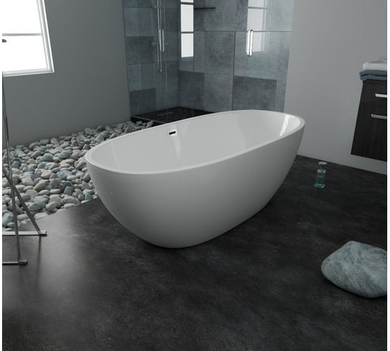 Отдельно стоящая ванна Grossman Fly 170x80x55 см GR-1701