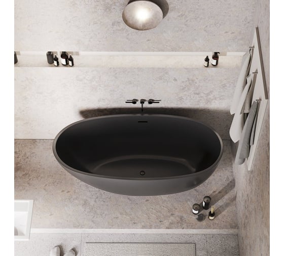 Отдельно стоящая ванна Grossman Fly 170x75x58 см GR-1104MBB