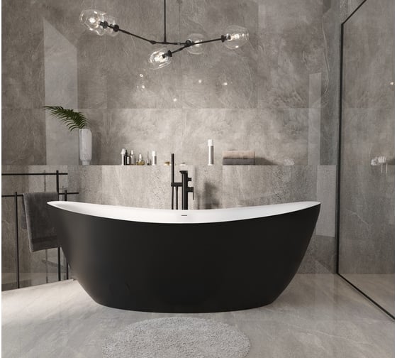 Отдельно стоящая ванна Grossman Galaxy 180x85x65 см GR-1402MB