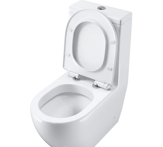 Унитаз Grossman Style 675х365х830 мм, моноблок, напольный, с тонкой крышкой GR-4496S