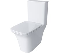 Унитаз Grossman Galaxy 650х360х820 мм, напольный, безободковый, с тонкой крышкой GR-4470S