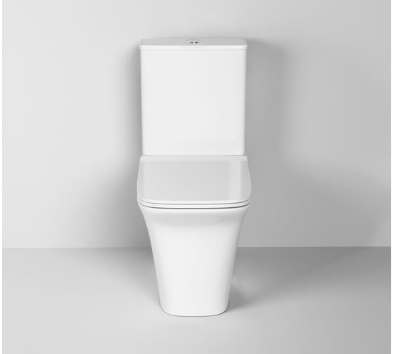 Унитаз Grossman Galaxy 650х360х820 мм, напольный, безободковый, с тонкой крышкой GR-4470S