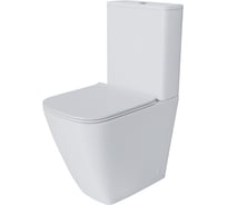 Унитаз Grossman Style 620х365х920 мм, напольный, безободковый, с высокой чашей 48 см GR-4472S