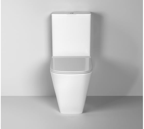 Унитаз Grossman Style 620х365х920 мм, напольный, безободковый, с высокой чашей 48 см GR-4472S