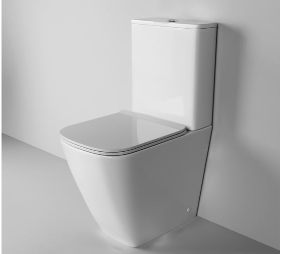 Унитаз Grossman Style 620х365х920 мм, напольный, безободковый, с высокой чашей 48 см GR-4472S