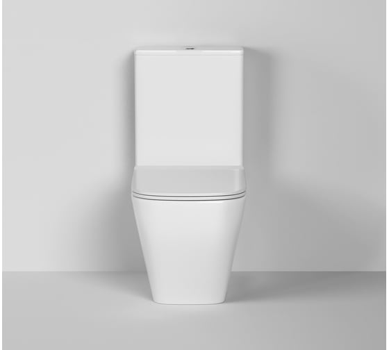 Унитаз Grossman Style 620х365х830 мм, напольный, безободковый, с тонкой крышкой GR-4453S