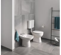 Напольный унитаз с горизонтальным выпуском Grohe Bau Ceramic 39430000