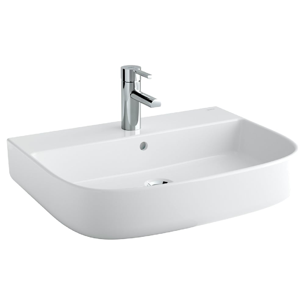 Раковина GALA MID 600х450 мм, с переливным отверстием и установочным ...