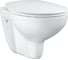 Подвесной унитаз с сиденьем с микролифтом Grohe Bau Ceramic 39351000 1