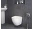 Унитаз Grossman Color (490х370х360) белый, матовый, подвесной безободковый, с тонкой крышкой GR-4455MS 5