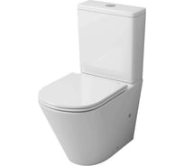 Унитаз Grossman (605х380х825) напольный, безободковый, смыв торнадо бесшумный, 2 места GR-4450SQ