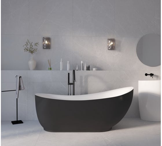 Отдельно стоящая ванна Grossman Style 180x89x75 см GR-2303MB