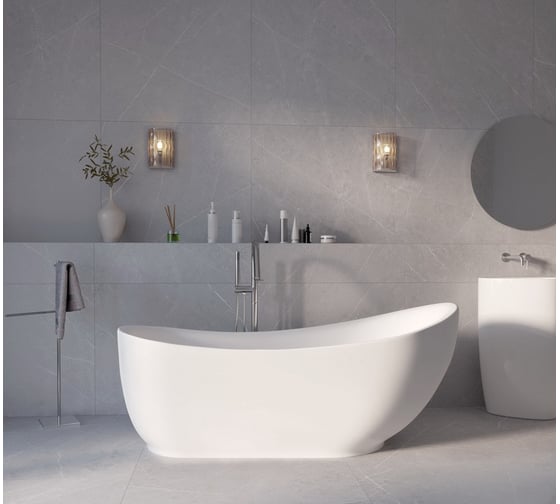 Отдельно стоящая ванна Grossman Style 180x89x75 см GR-2303M