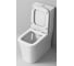 Унитаз Grossman Classic (620х360х820) напольный, безободковый, с тонкой крышкой, 2 места GR-4467S 3