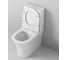 Унитаз Grossman Classic (620х365х820) напольный, безободковый, с тонкой крышкой, 2 места GR-4466S 4