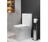 Унитаз Grossman Classic (620х365х820) напольный, безободковый, с тонкой крышкой, 2 места GR-4466S 5