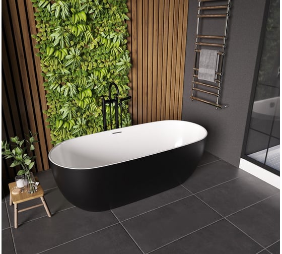 Отдельно стоящая ванна Grossman Classic 160x80x58 см GR-2502MB