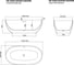 Отдельно стоящая ванна Grossman Classic 170x87x58 см GR-2503 7