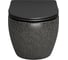 Унитаз подвесной Grossman Color 550*365*395 мм, черный, безободковый, GR-4411BBLS 2