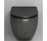 Унитаз подвесной Grossman Color 550*365*395 мм, черный, безободковый, GR-4411BBLS 5