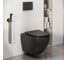 Унитаз подвесной Grossman Color 550*365*395 мм, черный, безободковый, GR-4411BBLS 7