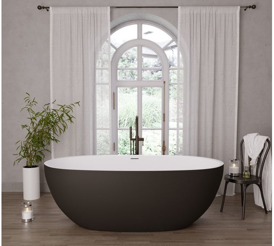 Отдельно стоящая ванна Grossman Classic 150x78x58 см GR-2403MB