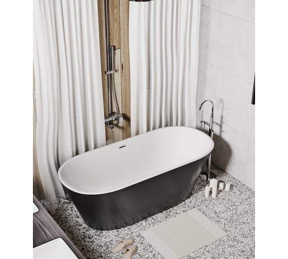 Отдельно стоящая ванна Grossman Forta 170x75x58 см GR-1503MB