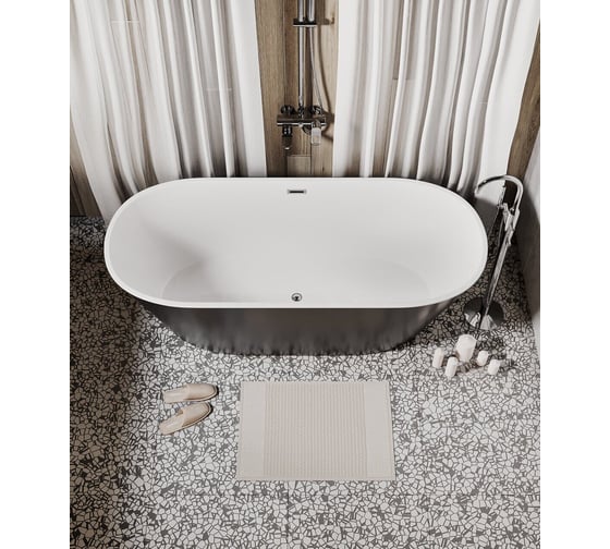 Отдельно стоящая ванна Grossman Forta 170x75x58 см GR-1503MB
