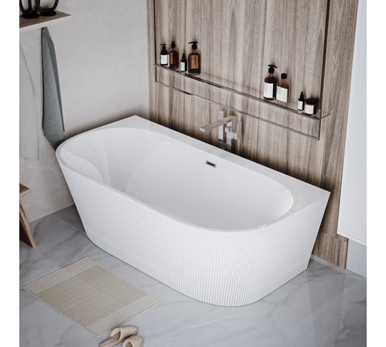 Отдельно стоящая ванна Grossman Cristal 170x80x58 см GR-17071