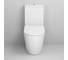 Унитаз Grossman Color 620*365*810 мм, белый матовый, напольный, безободковый, с тонкой крышкой, 2 места GR-4480MS 3