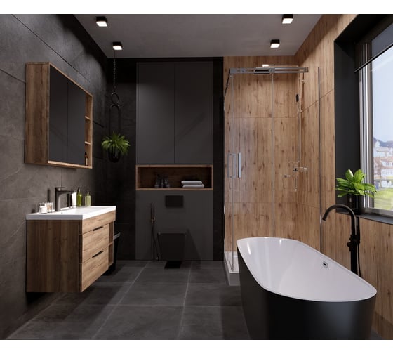 Отдельно стоящая ванна Grossman 150x70x60 см GR-2701B
