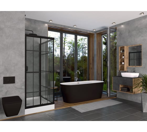 Отдельно стоящая ванна Grossman 150x70x60 см GR-2701B
