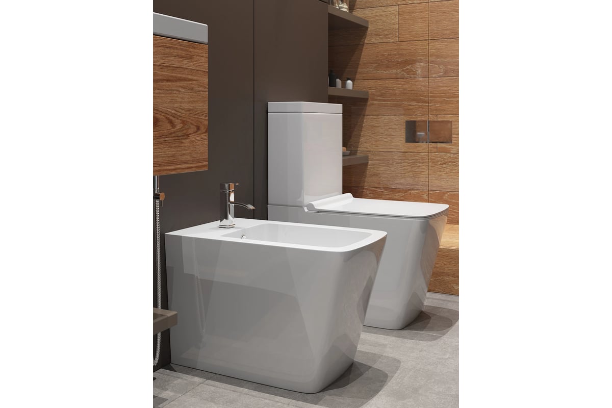 Унитаз с бачком напольный TIMO SOLI 660х360х840 мм TK-301 - выгодная ...