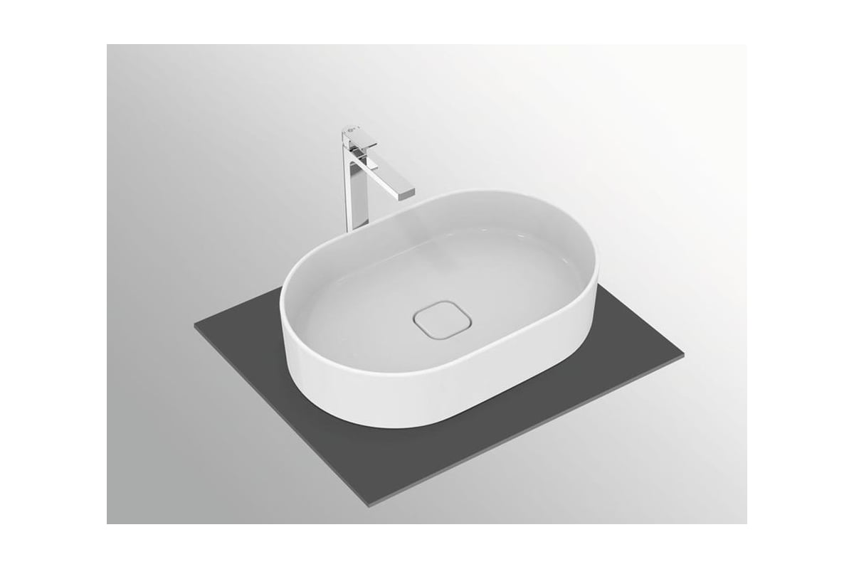 Умывальник IDEAL STANDARD STRADA II Oval Vessel 60 см, без отверстия ...