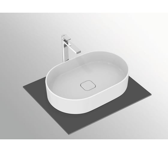 Умывальник IDEAL STANDARD STRADA II Oval Vessel 60 см, без отверстия под смеситель T298101 00000067175