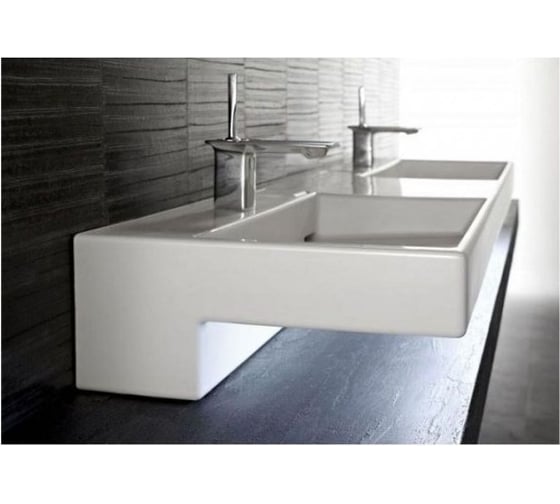 Двойная раковина-столешница JACOB DELAFON Terrace EXA112-00, 150х49 00000034968