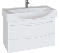 Комплект: Подвесная тумба Sanstar Smile 105, мебельный умывальник Элвис 105 233.1-1.5.1.К
