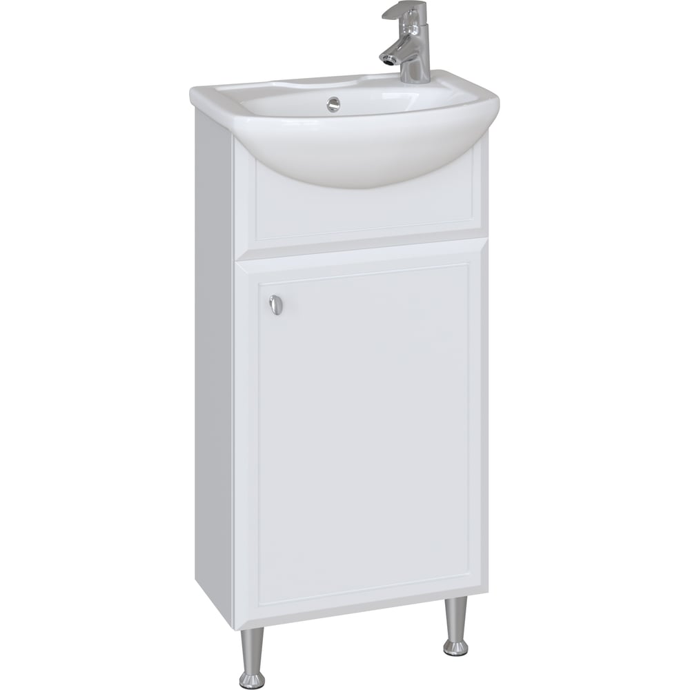 Комплект: напольная тумба Sanstar Афина 40, мебельный умывальник Азов ...