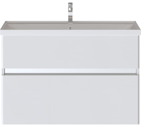 Комплект: Подвесная тумба Sanstar Велья 80, мебельный умывальник Фостер 80 62.2-1.4.1.КФОС 16423867